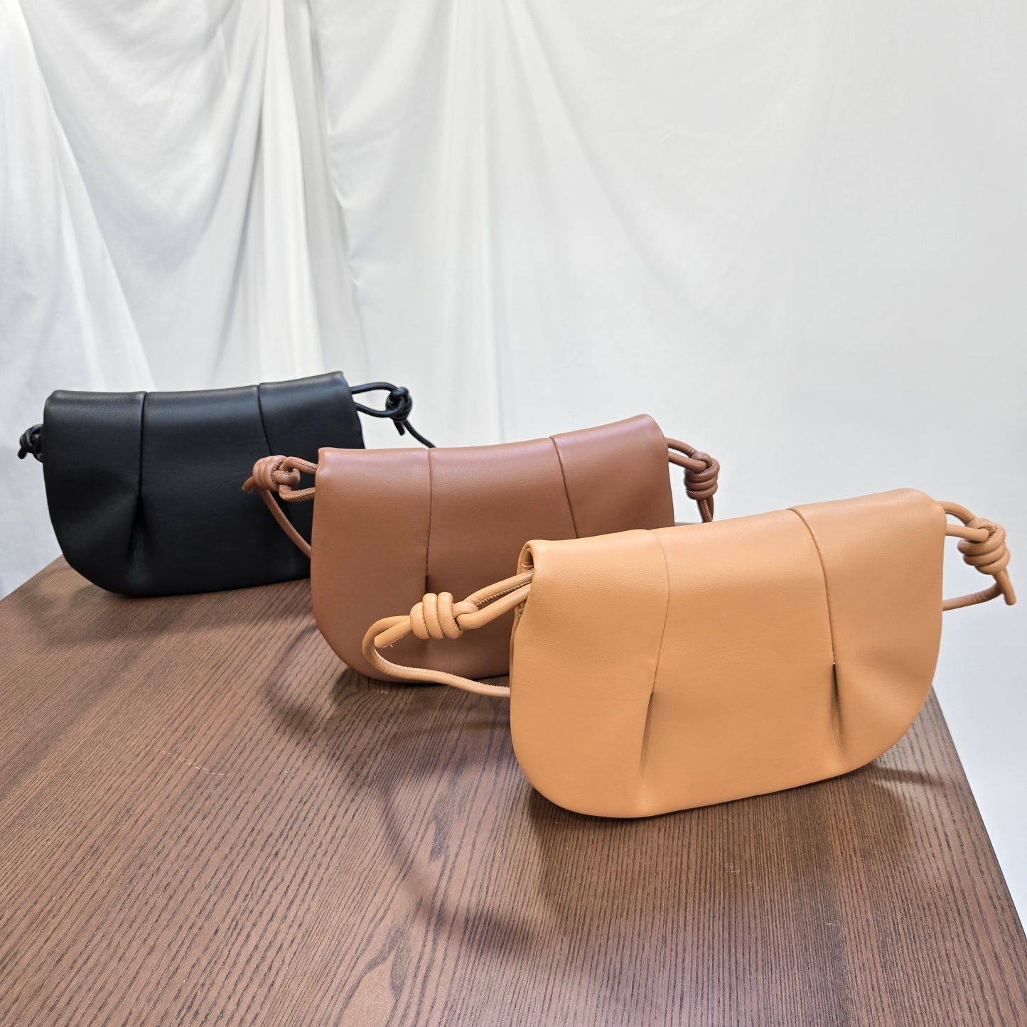 Korea Soft Calf Leather Crossbody Bag