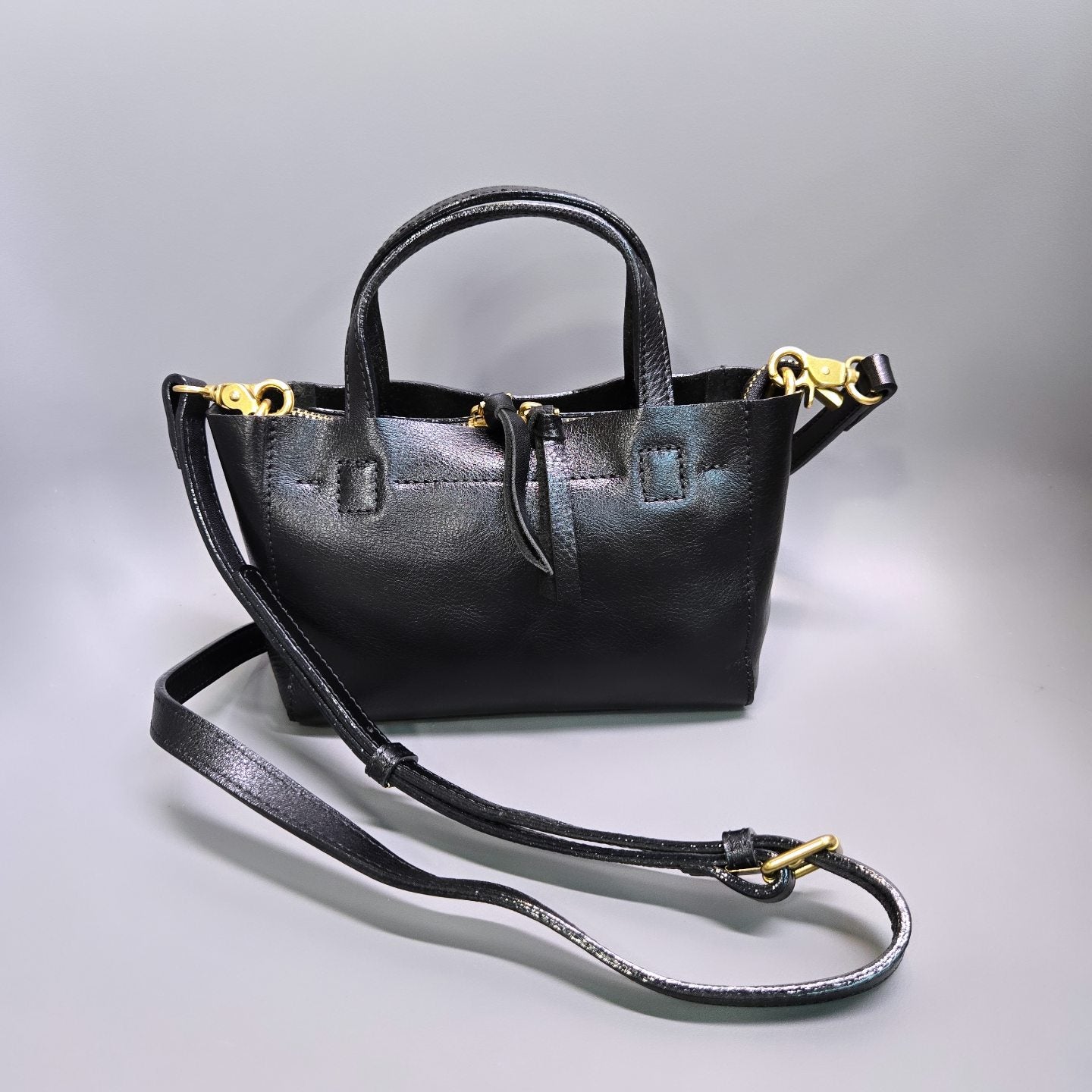 Italy Vegetable Leather Crossbody Bag