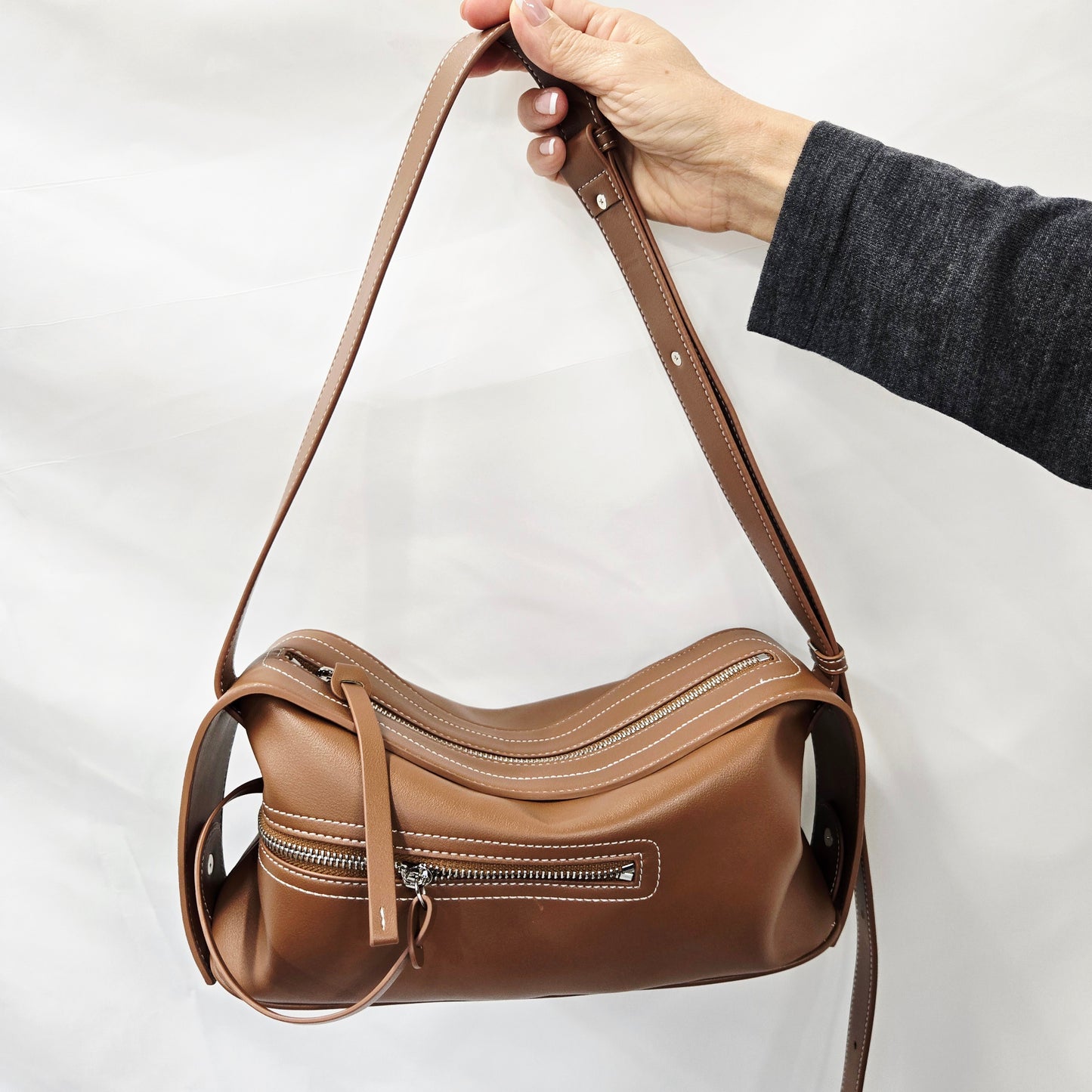 Korea Calf Leather Crossbody
