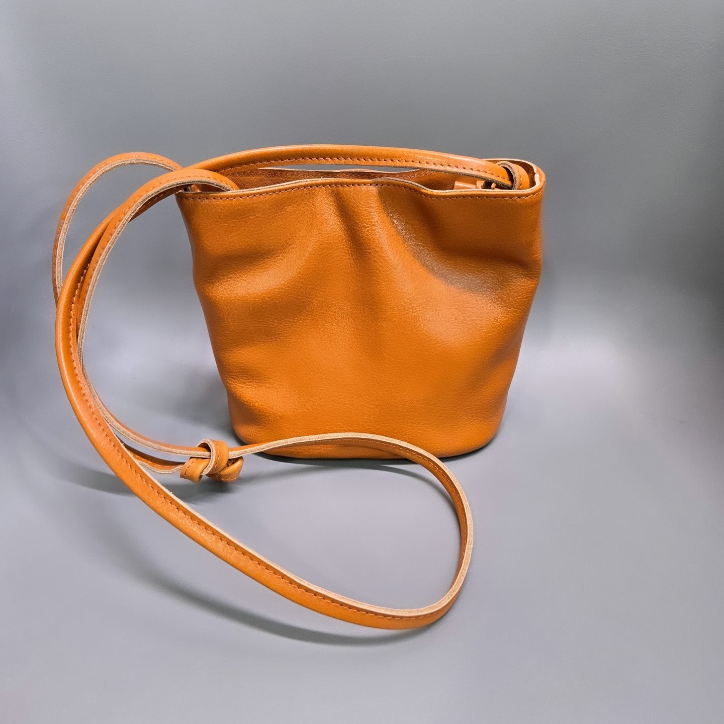 Italy Vegetable Leather Crossbody Bag