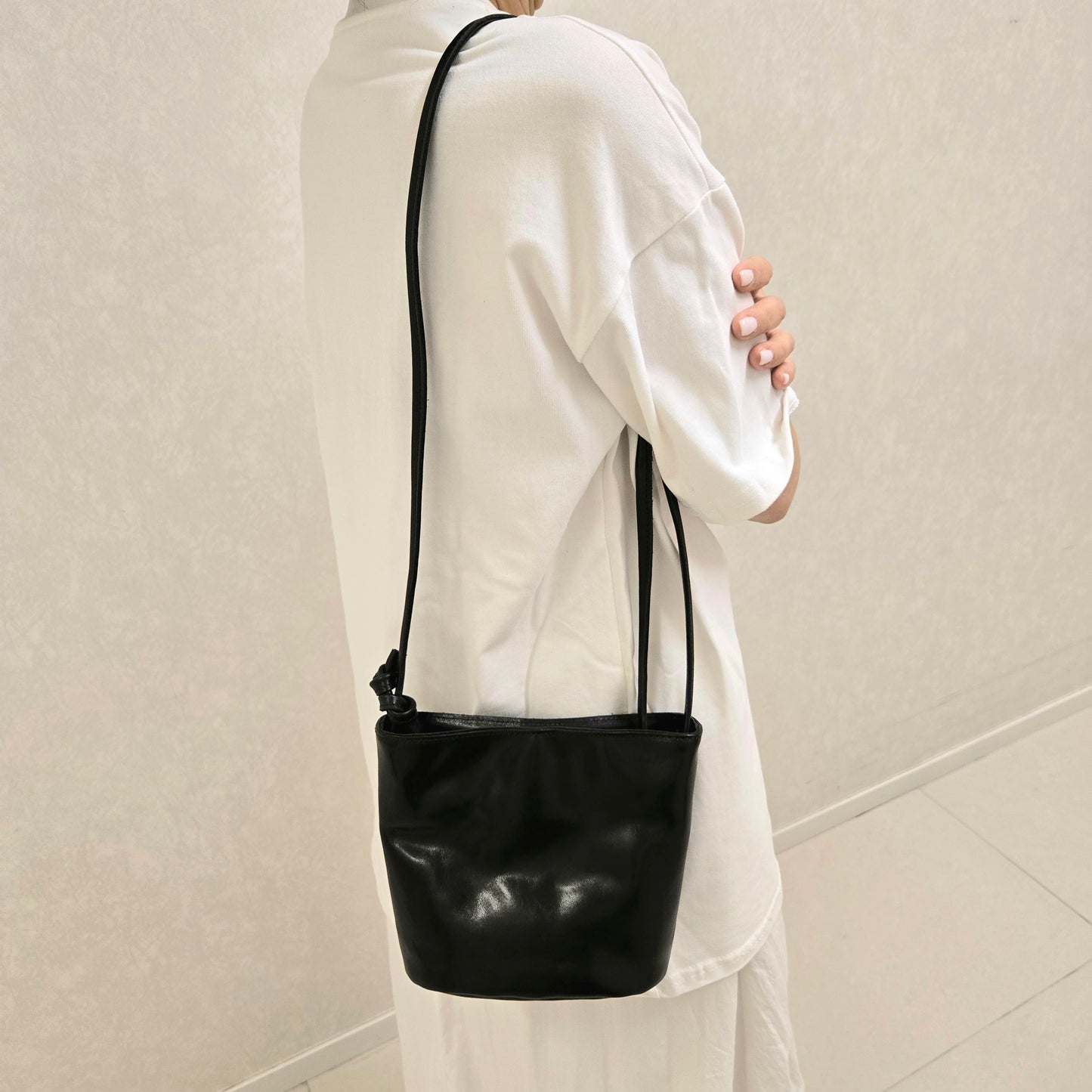 Italy Vegetable Leather Crossbody Bag