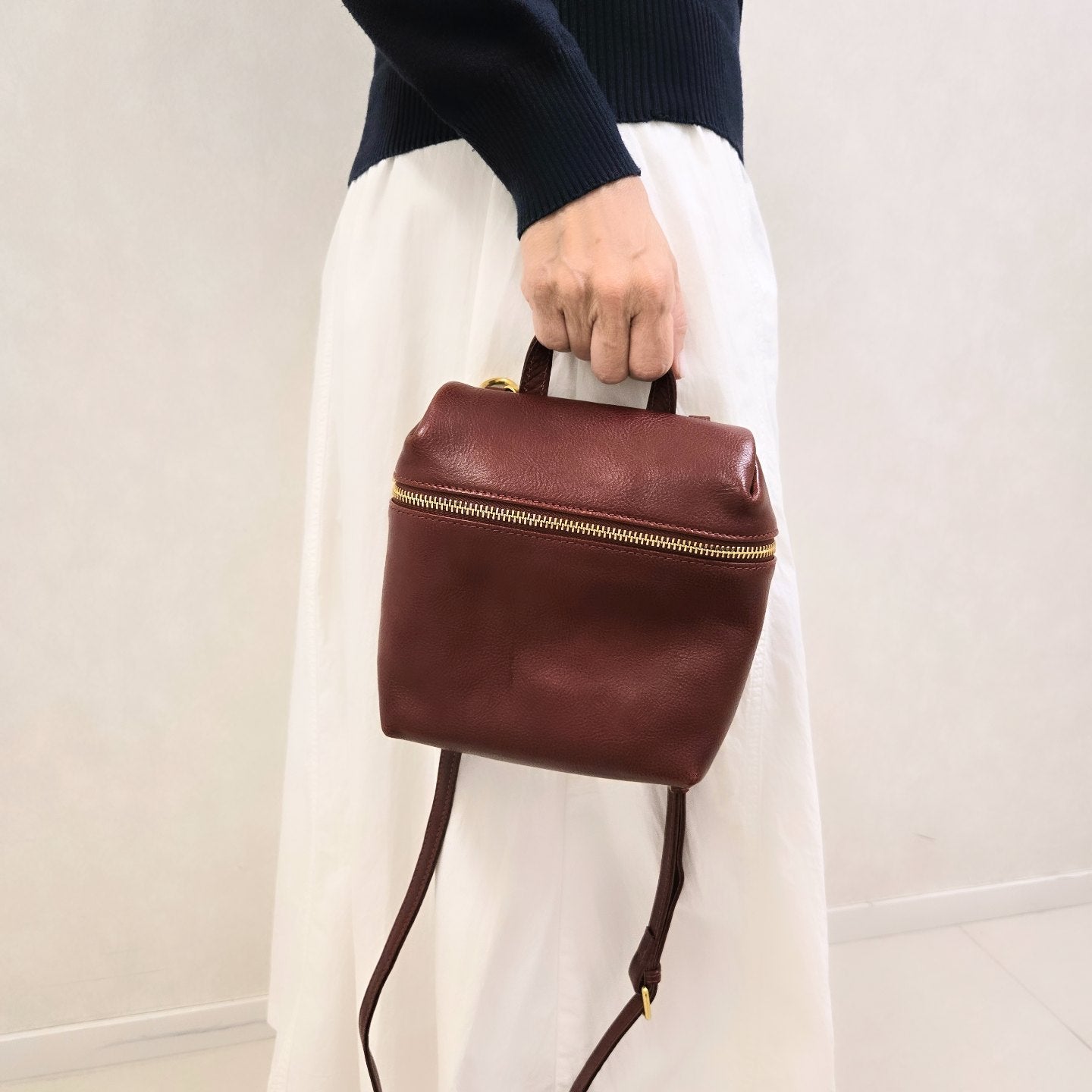 Italy Vegetable Leather Crossbody Bag