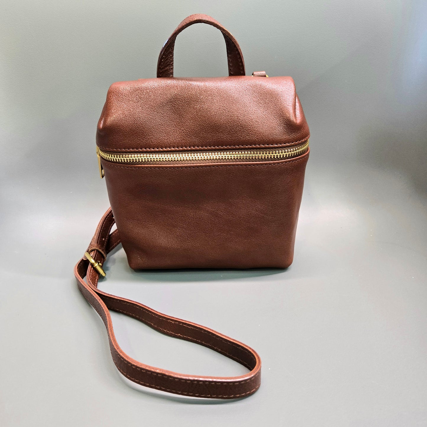 Italy Vegetable Leather Crossbody Bag