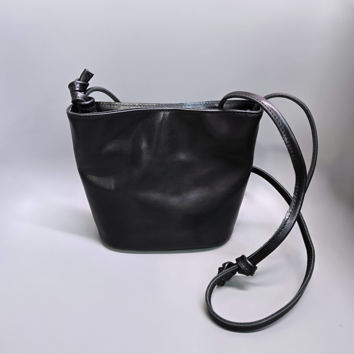 Italy Vegetable Leather Crossbody Bag