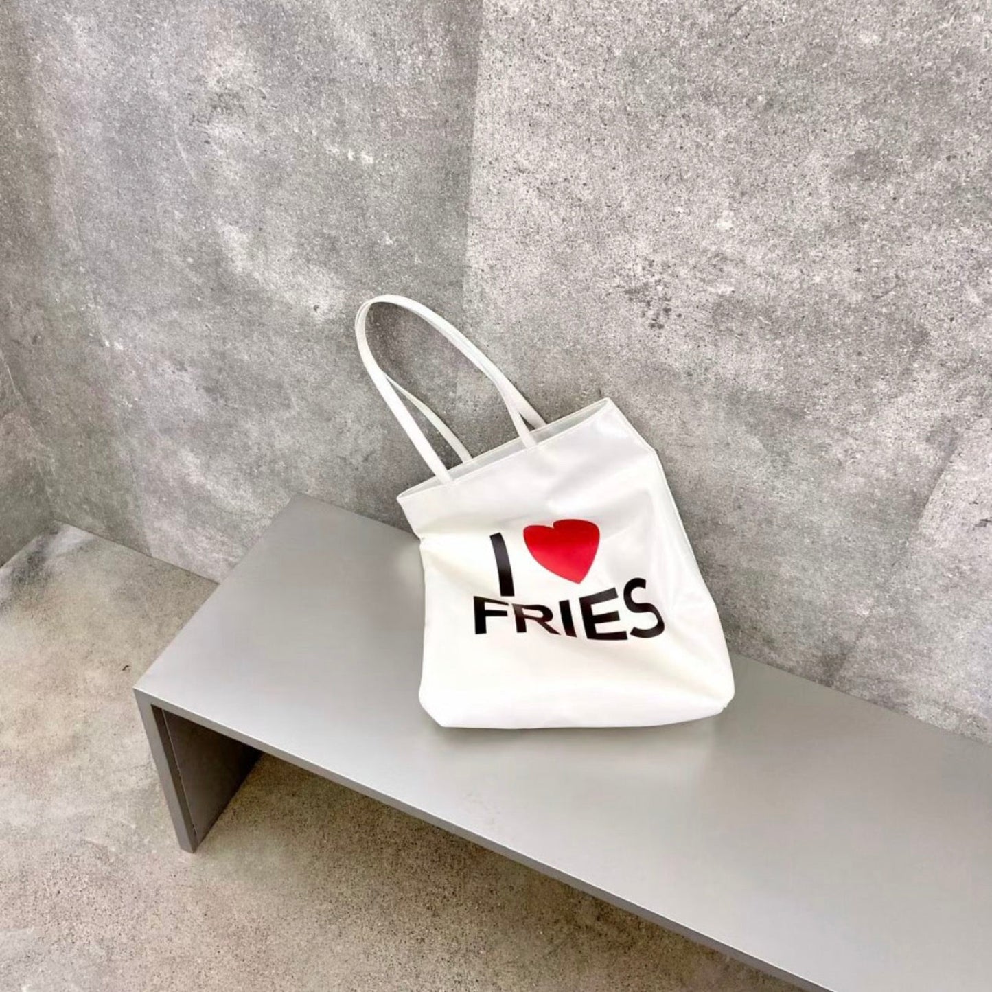 I Love Fries tote