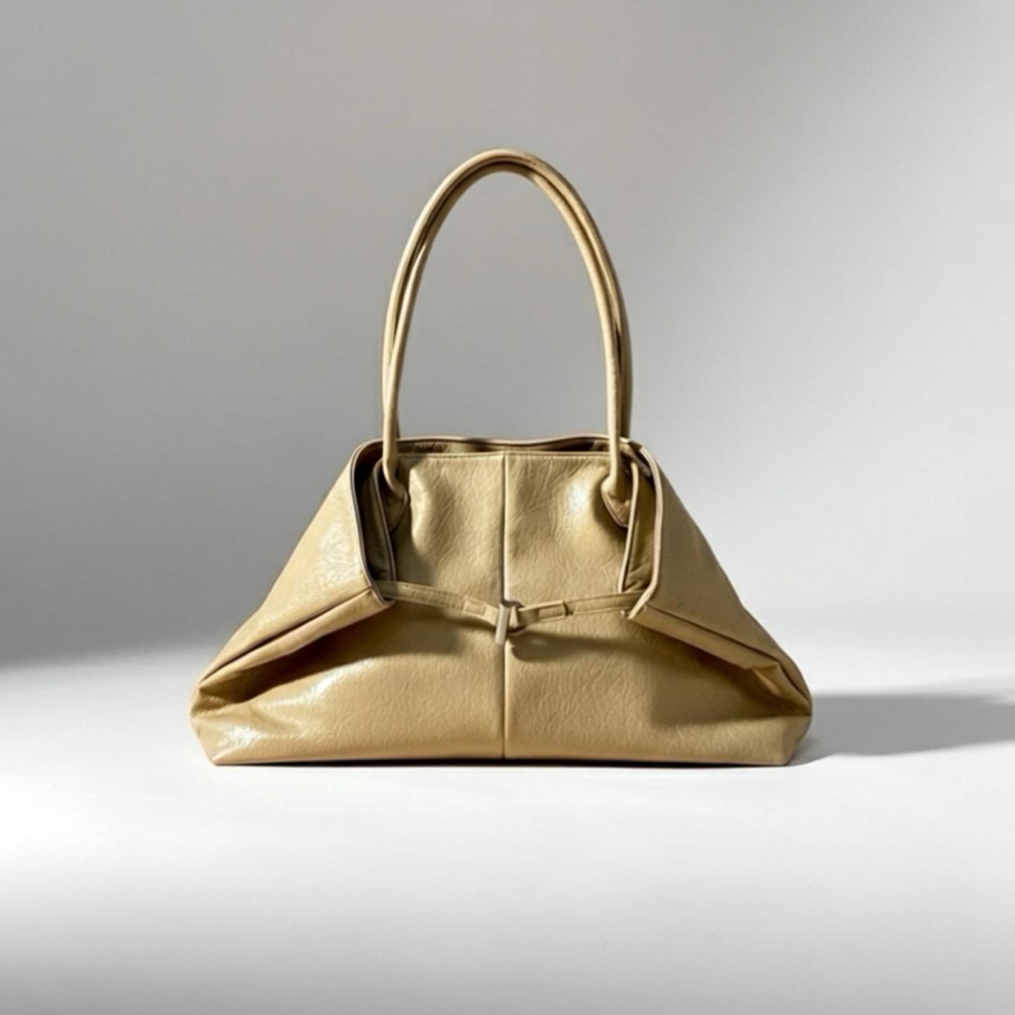 Shoulder tote bag with double handles