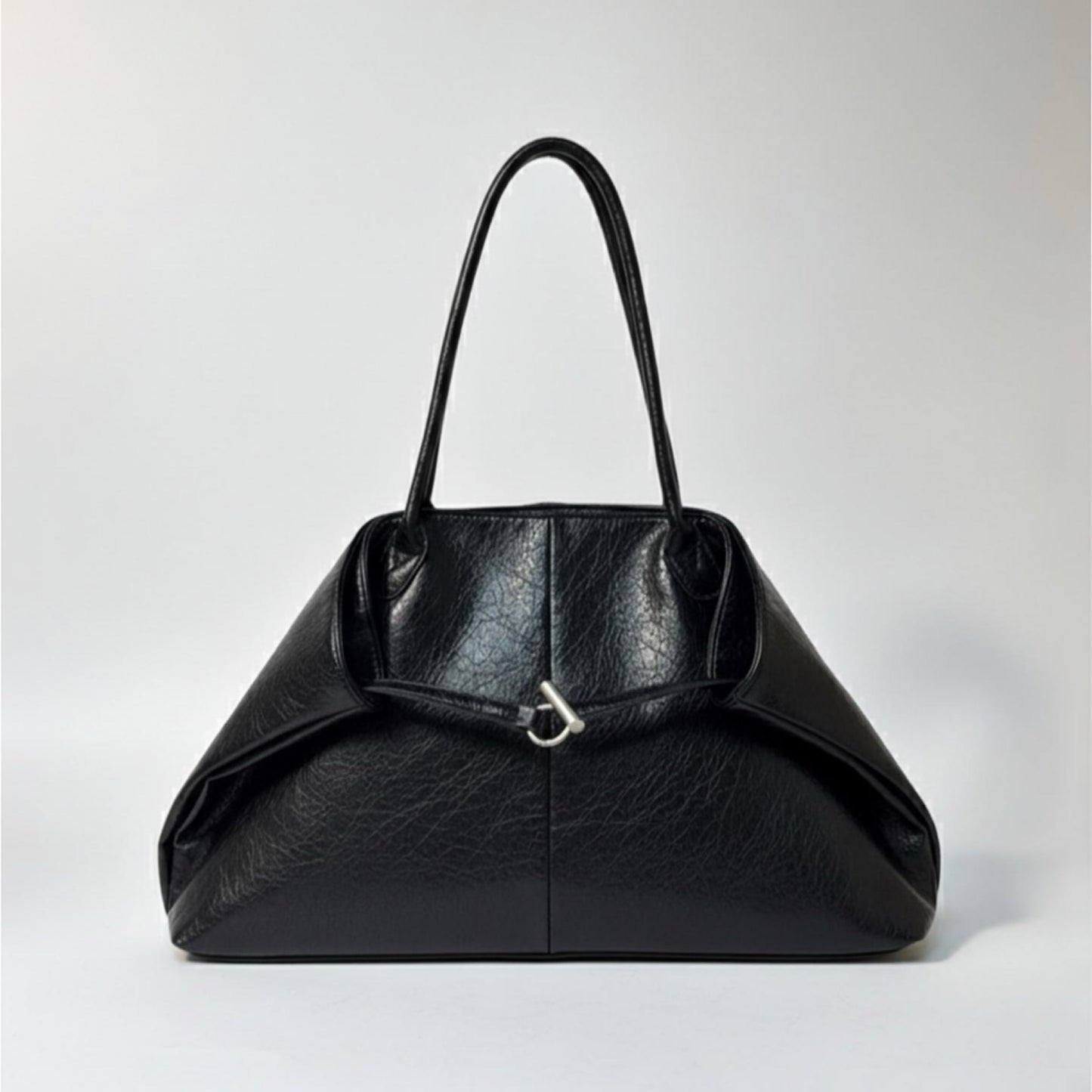 Shoulder tote bag with double handles