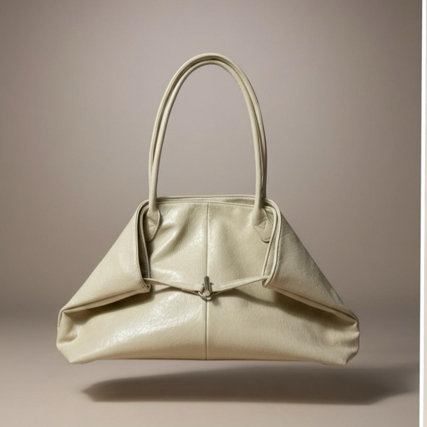 Shoulder tote bag with double handles