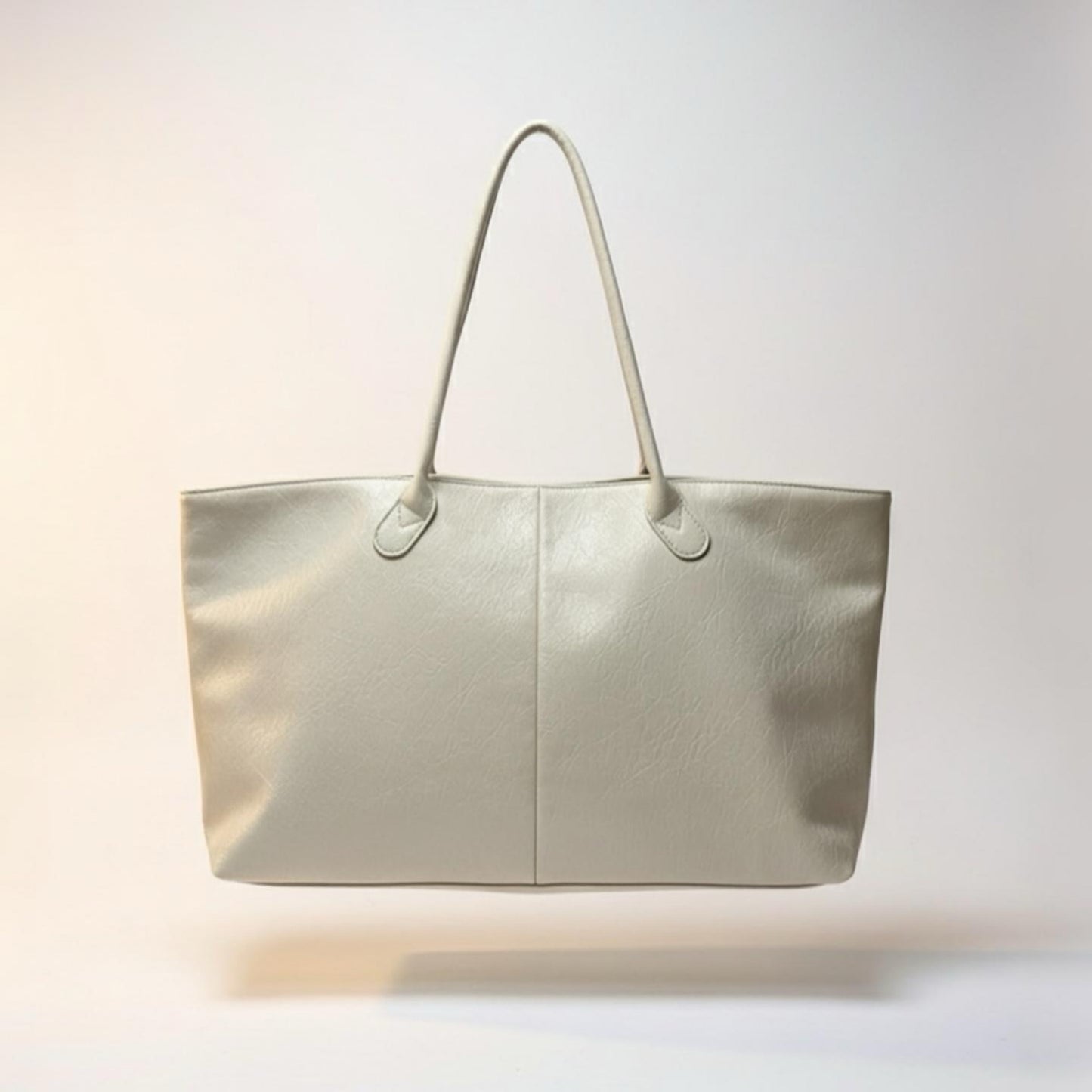 Shoulder tote bag with double handles