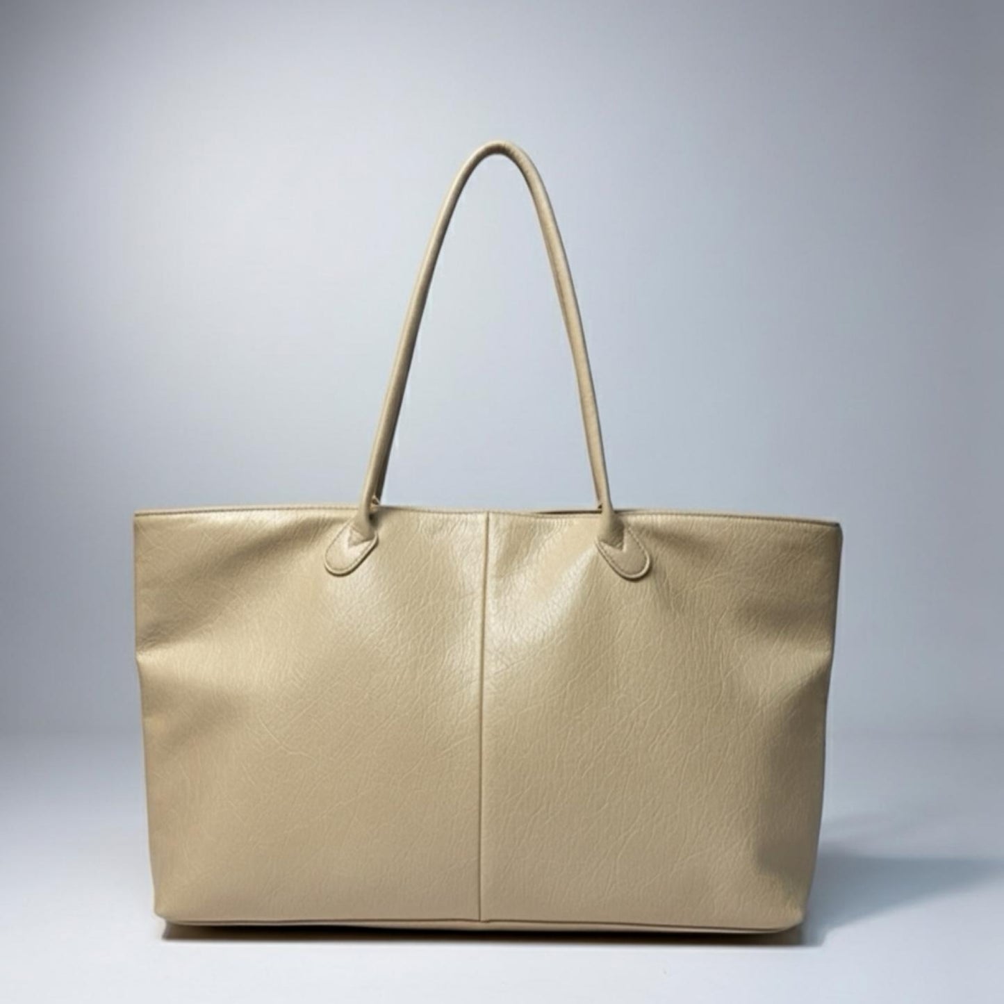 Shoulder tote bag with double handles