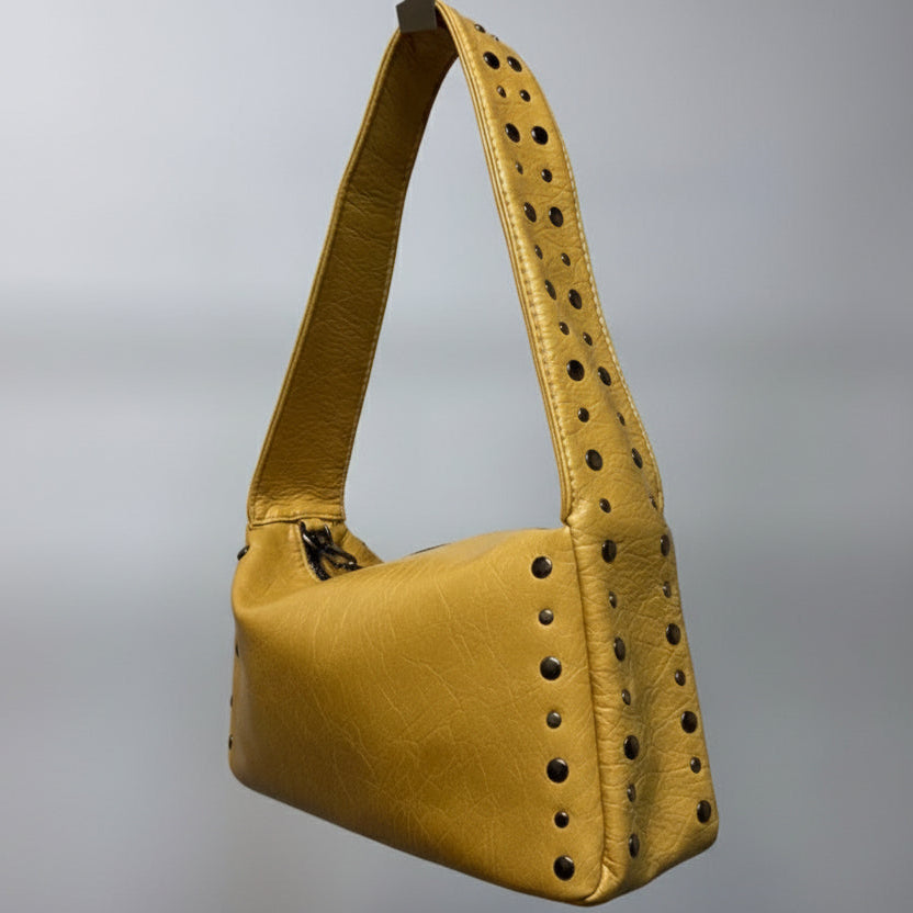 Studded shoulder bag