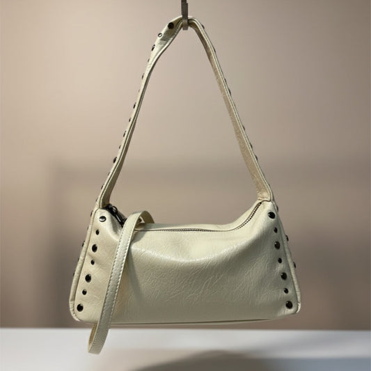 Studded shoulder bag
