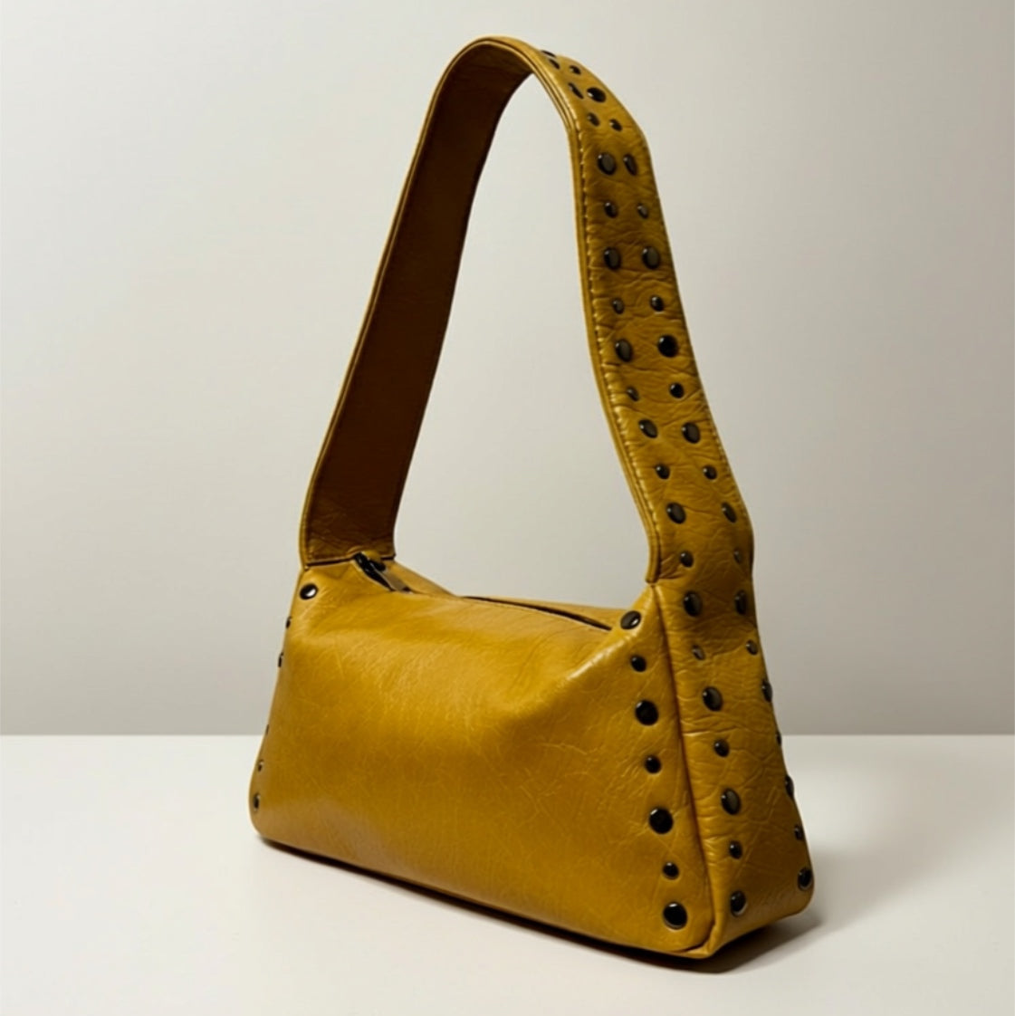 Studded shoulder bag