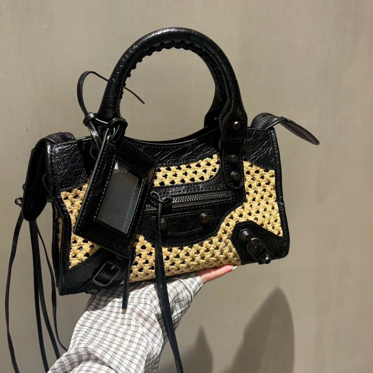 Raffia City Bag