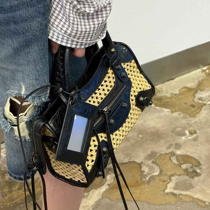 Raffia City Bag
