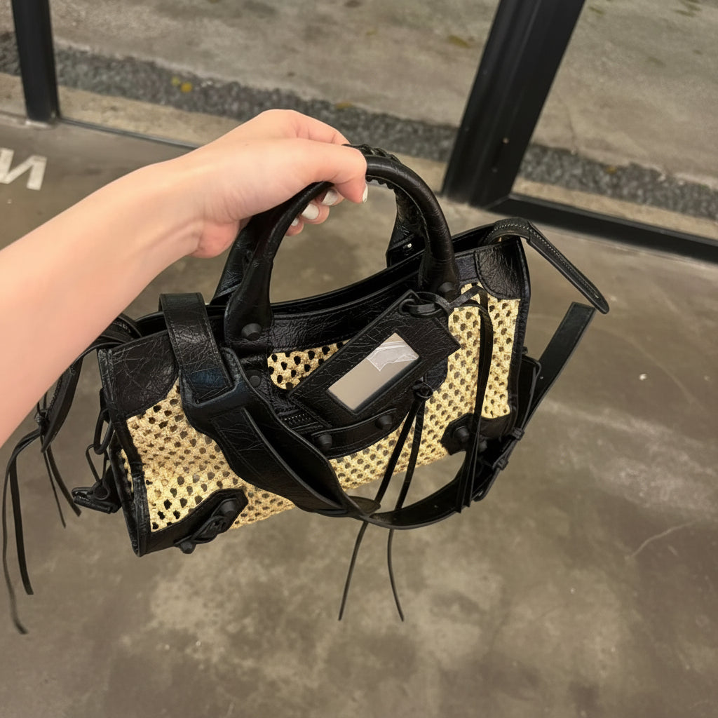 Raffia City Bag