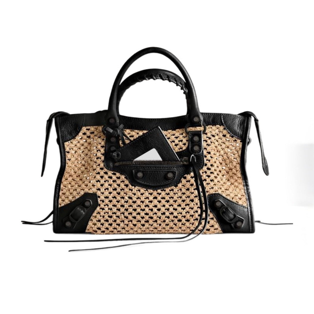 Raffia City Bag