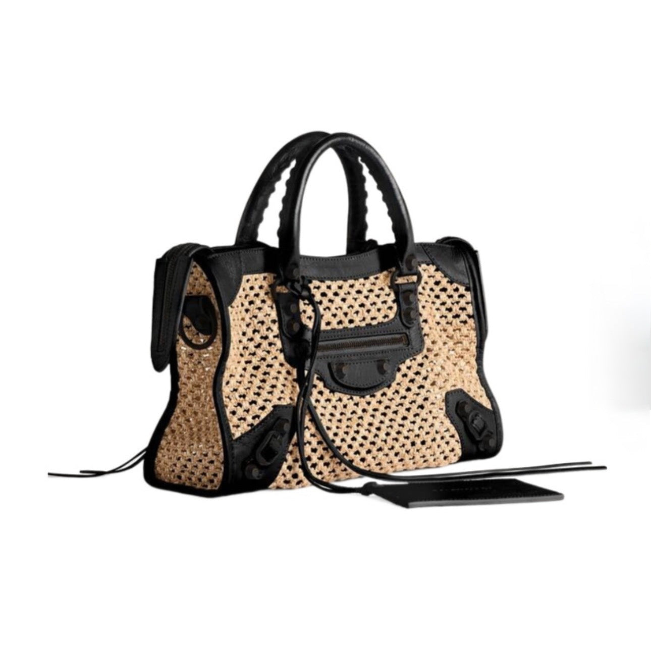 Raffia City Bag