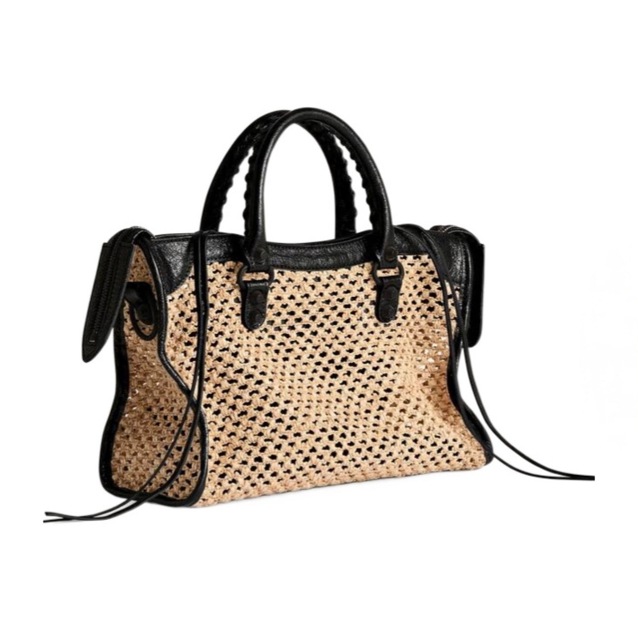 Raffia City Bag