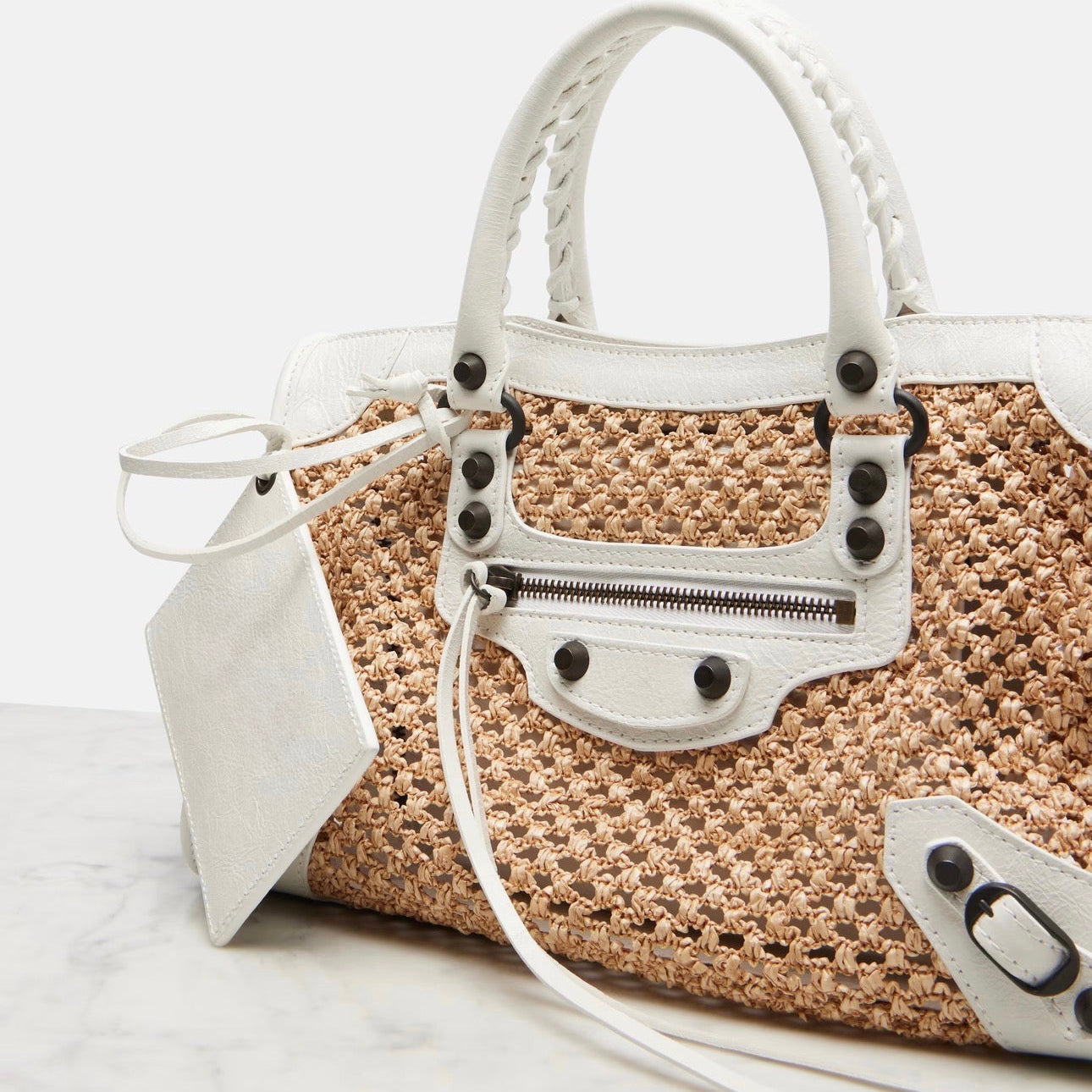 Raffia City Bag
