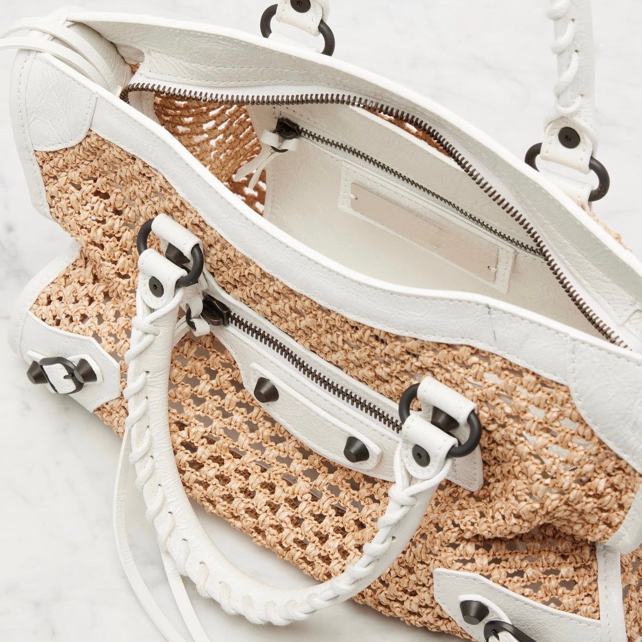 Raffia City Bag