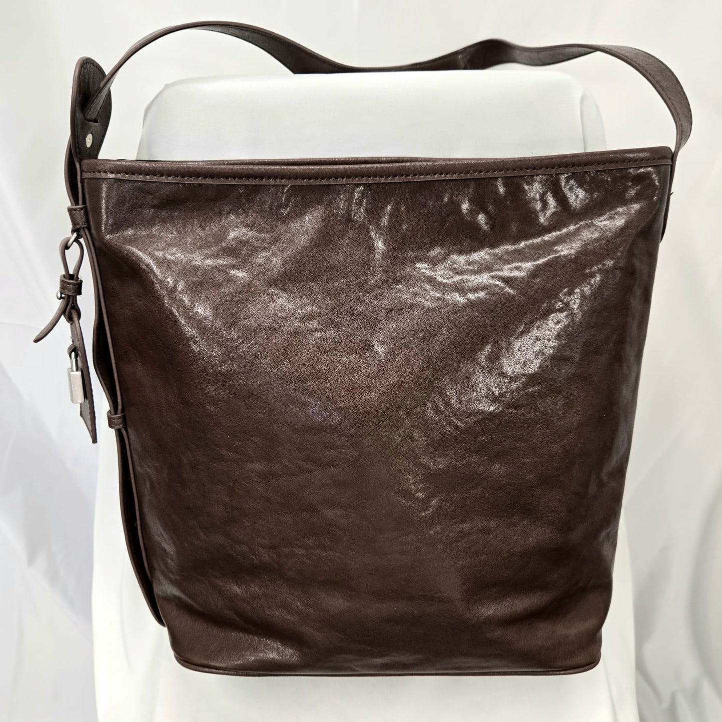 Korea Vintage Polish Leather Shoulder Bag