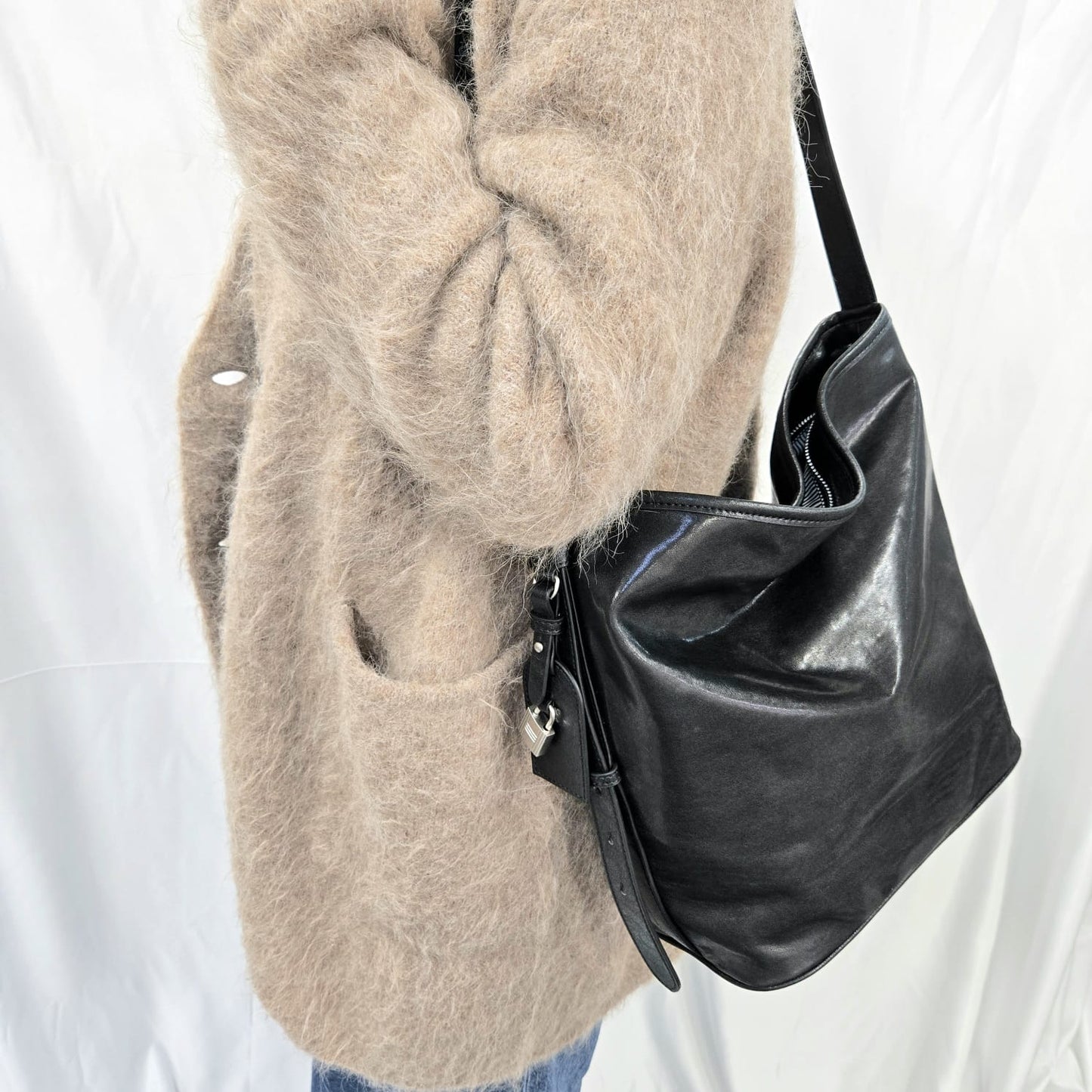 Korea Vintage Polish Leather Shoulder Bag