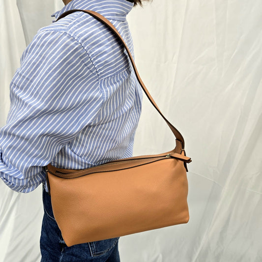 Korea Soft Pebble Leather Shoulder Bag