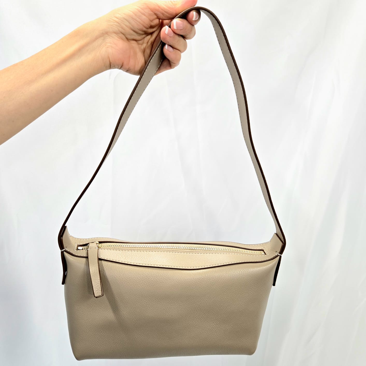 Korea Soft Pebble Leather Shoulder Bag