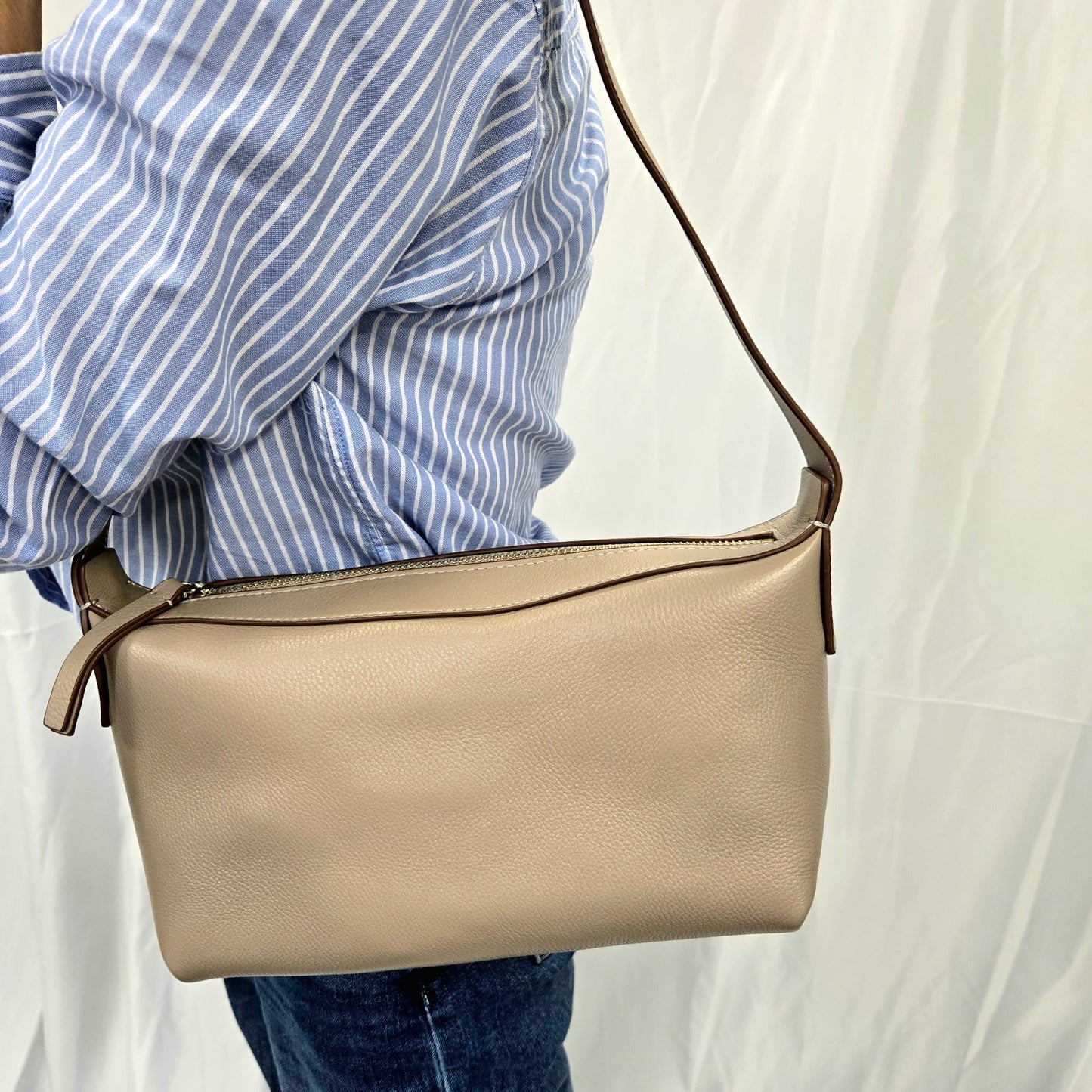 Korea Soft Pebble Leather Shoulder Bag