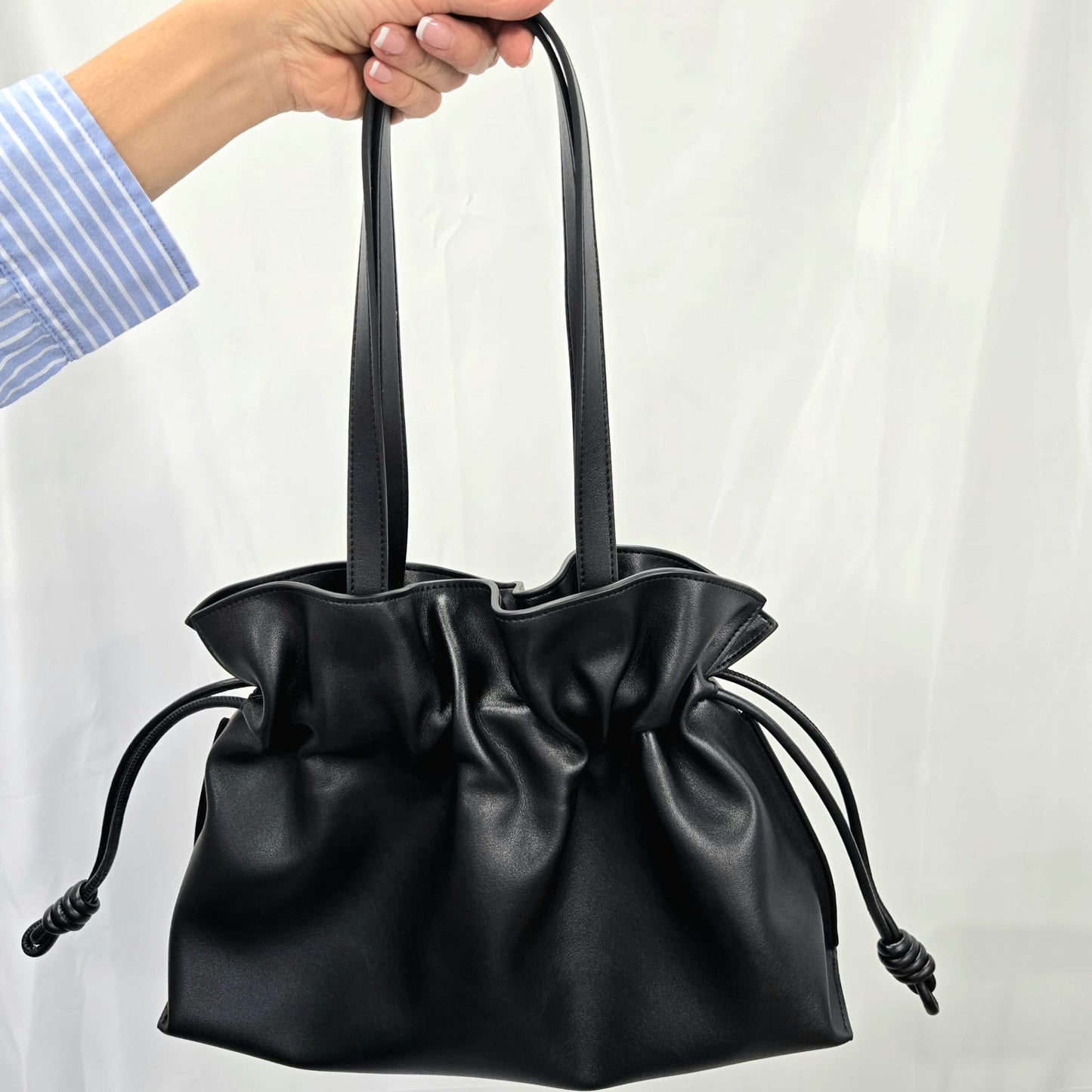 Korea Soft Calf Leather Tote Bag
