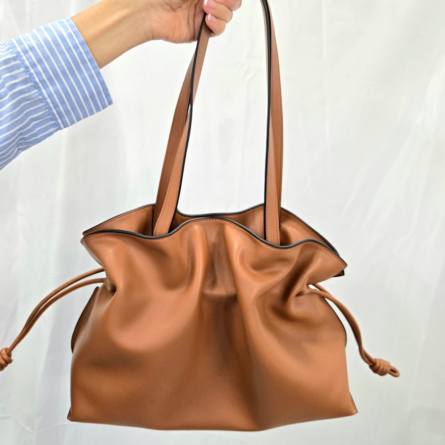 Korea Soft Calf Leather Tote Bag