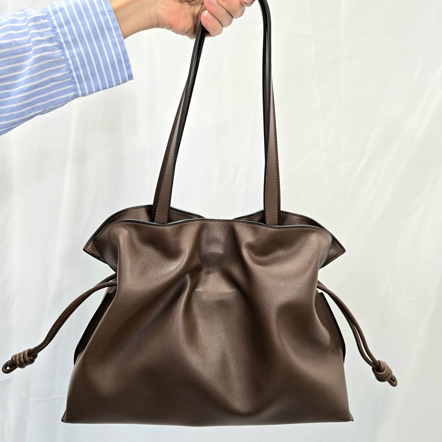 Korea Soft Calf Leather Tote Bag