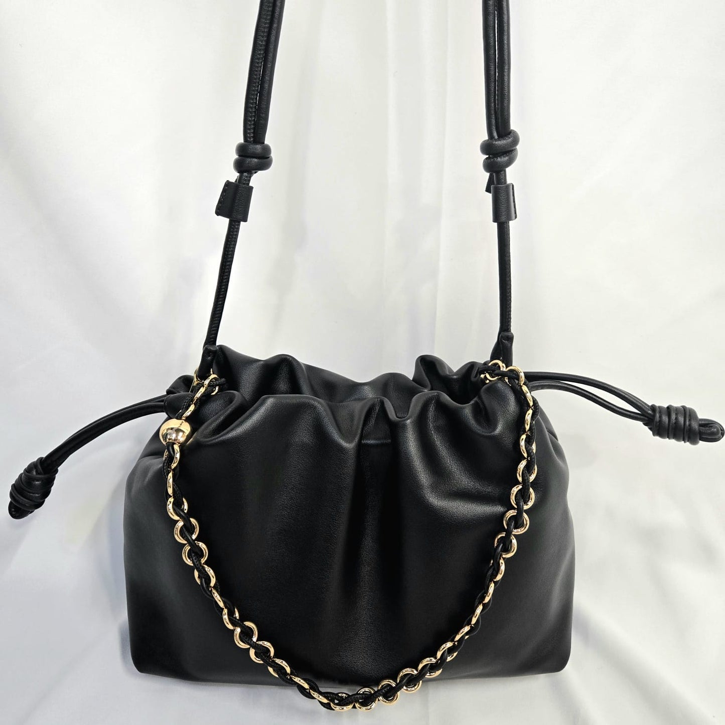 Korea Soft Calf Leather Chain Purse