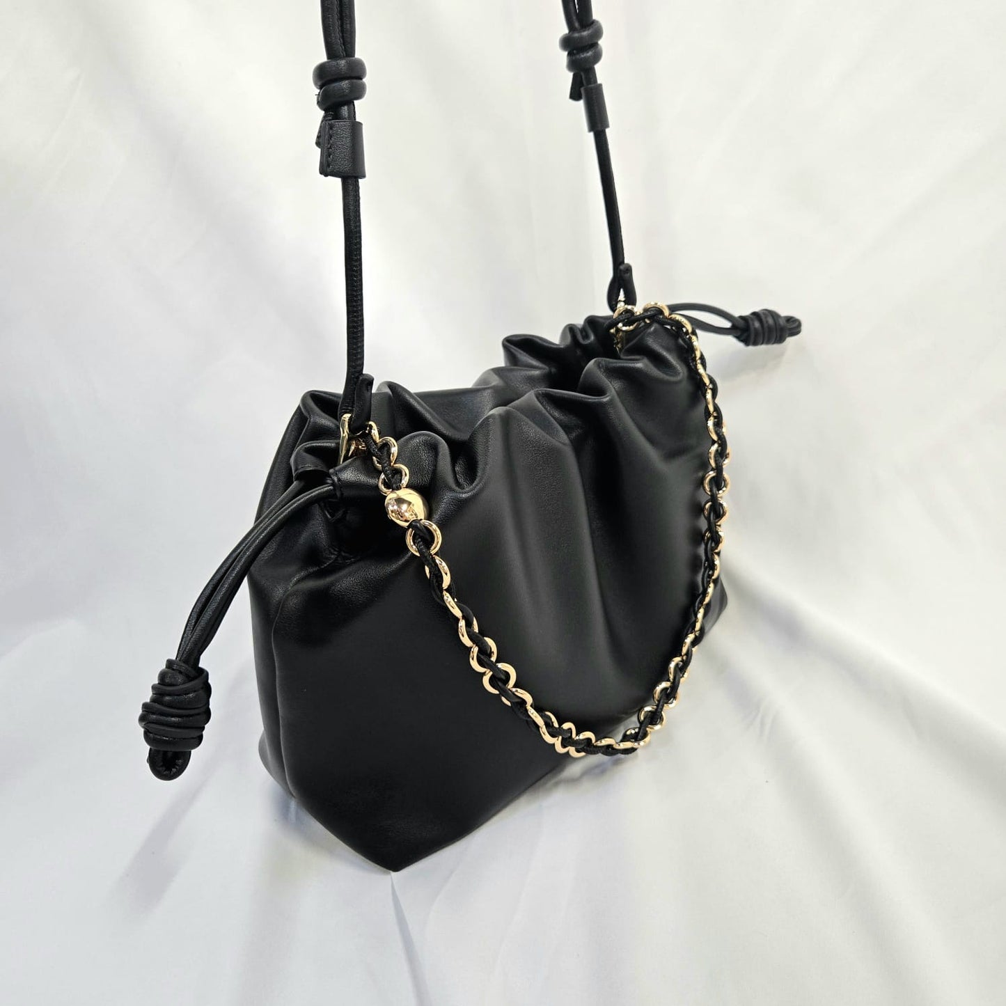 Korea Soft Calf Leather Chain Purse