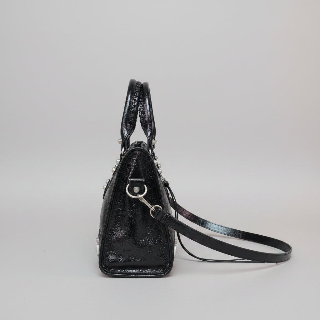 Korea Cow Leather City Crossbody (Large)
