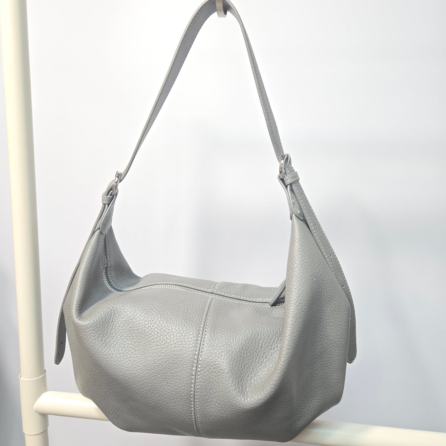 Korea Cow Leather Croissant Bag (Large)