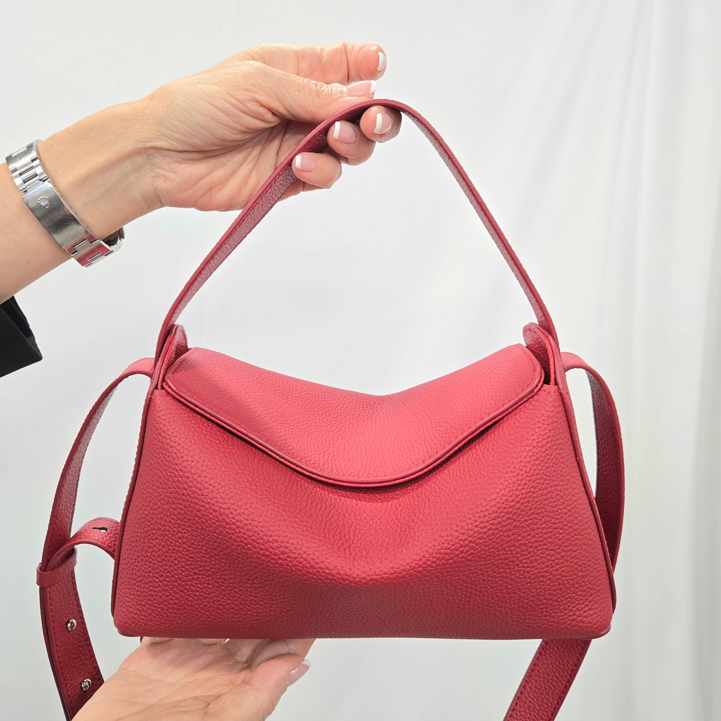 Korea Soft Pebble Leather Shoulder Bag