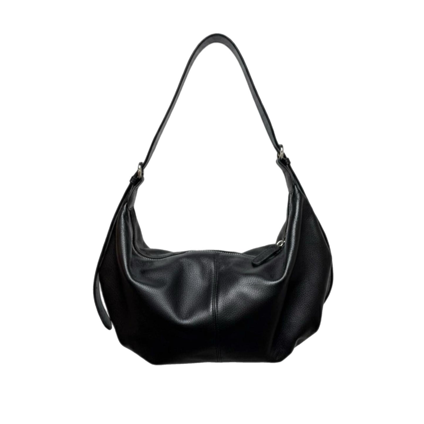 Korea Cow Leather Croissant Bag (Large)