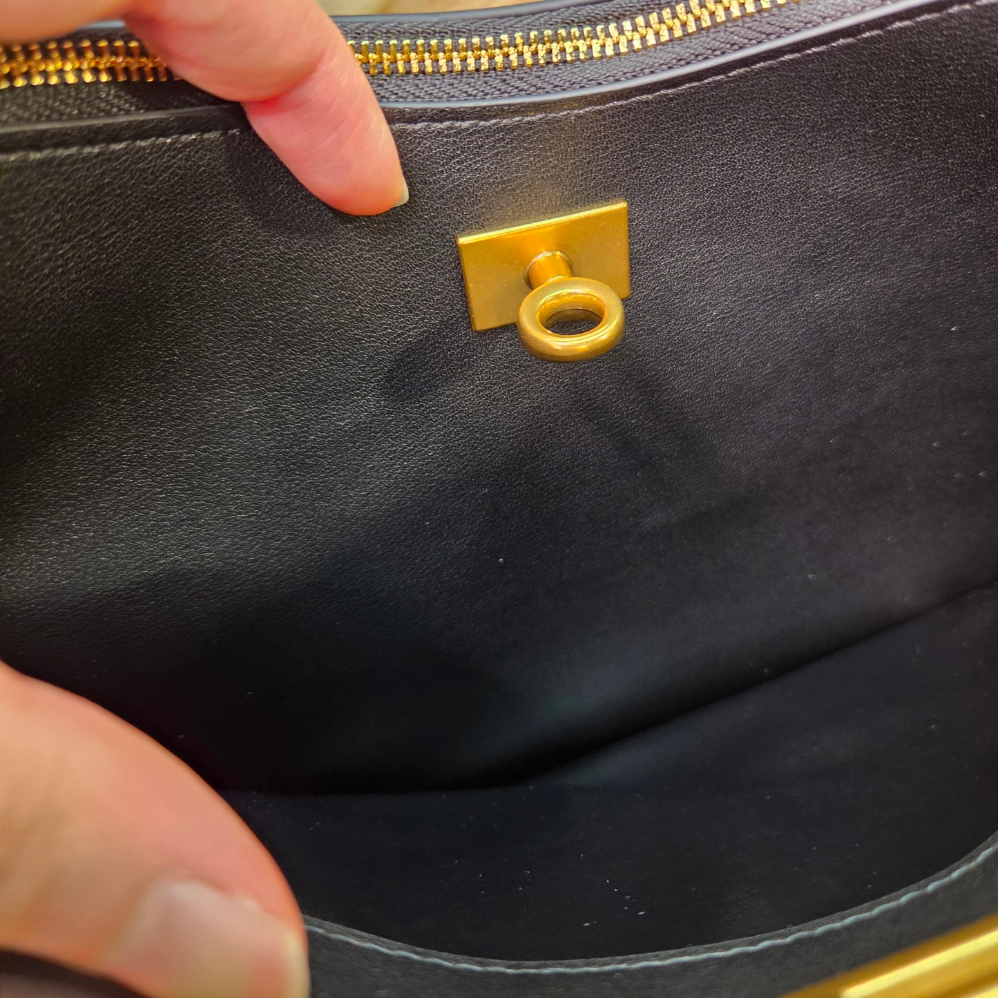 Korea Cow Leather Rodeo Hobo