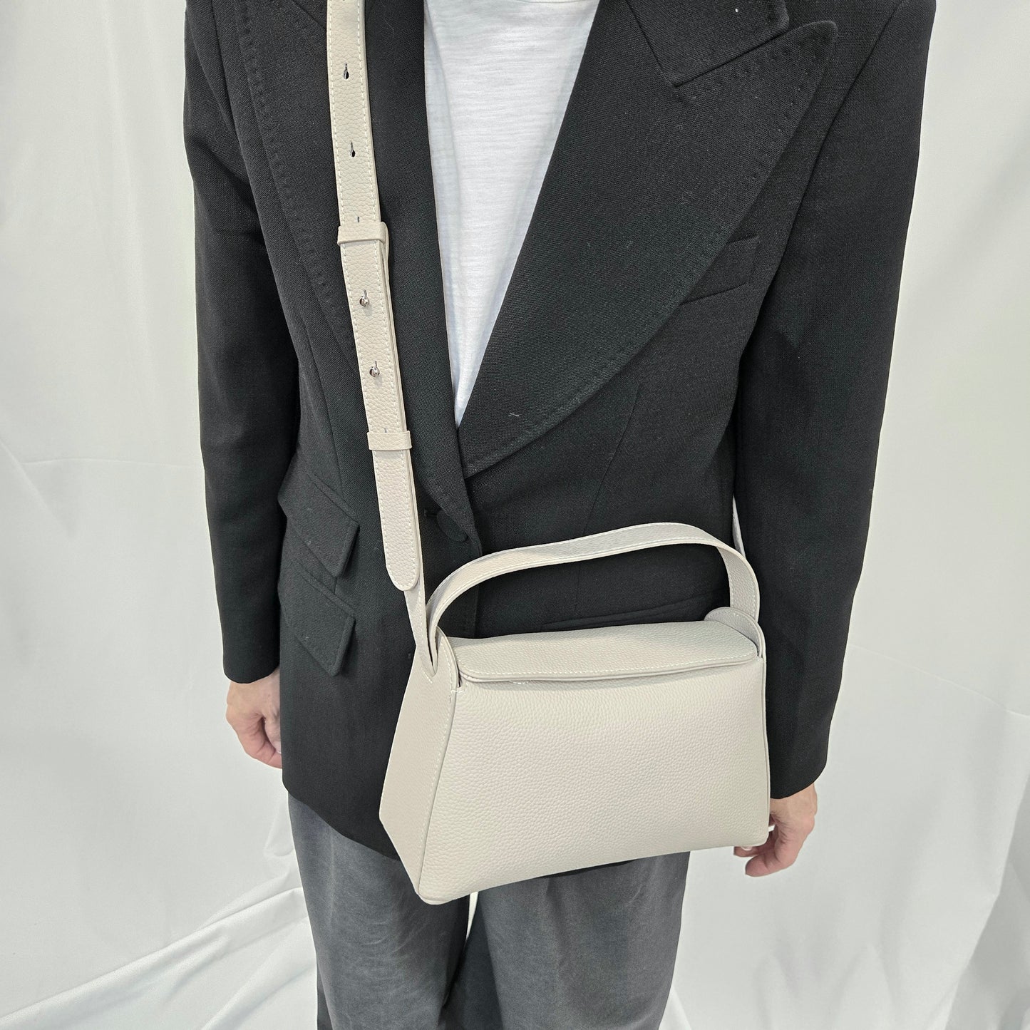 Korea Soft Pebble Leather Shoulder Bag