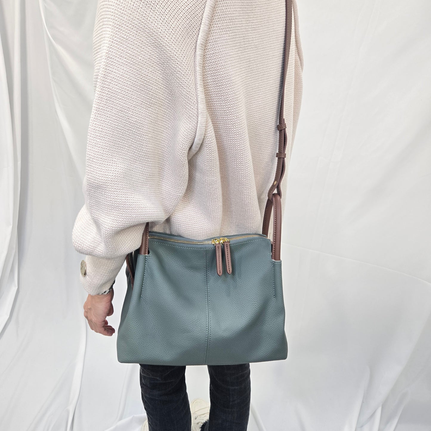 Korea Soft Pebble Leather Lindy Bag