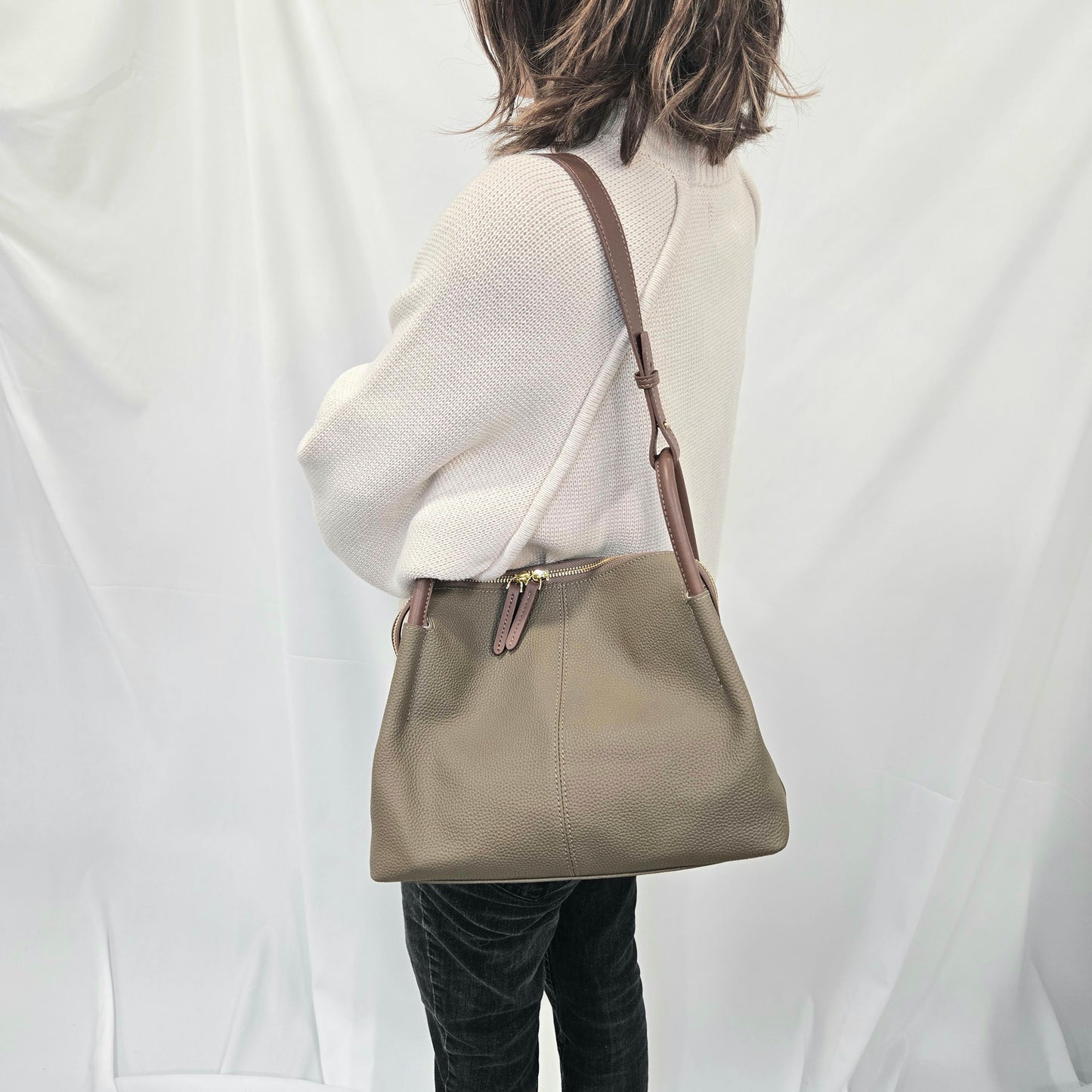 Korea Soft Pebble Leather Lindy Bag