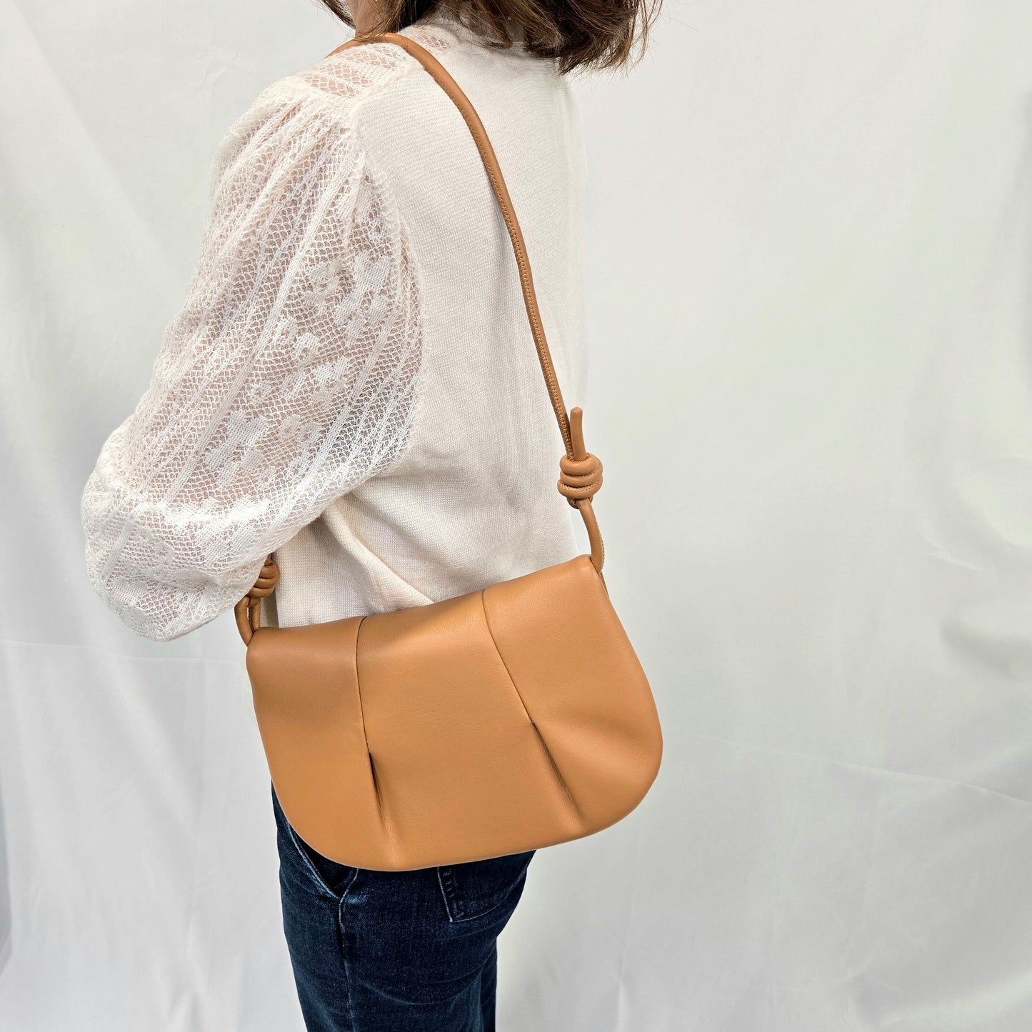 Korea Soft Calf Leather Crossbody Bag