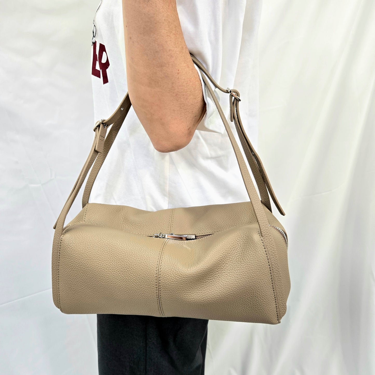Korea Soft Pebble Leather Barrel