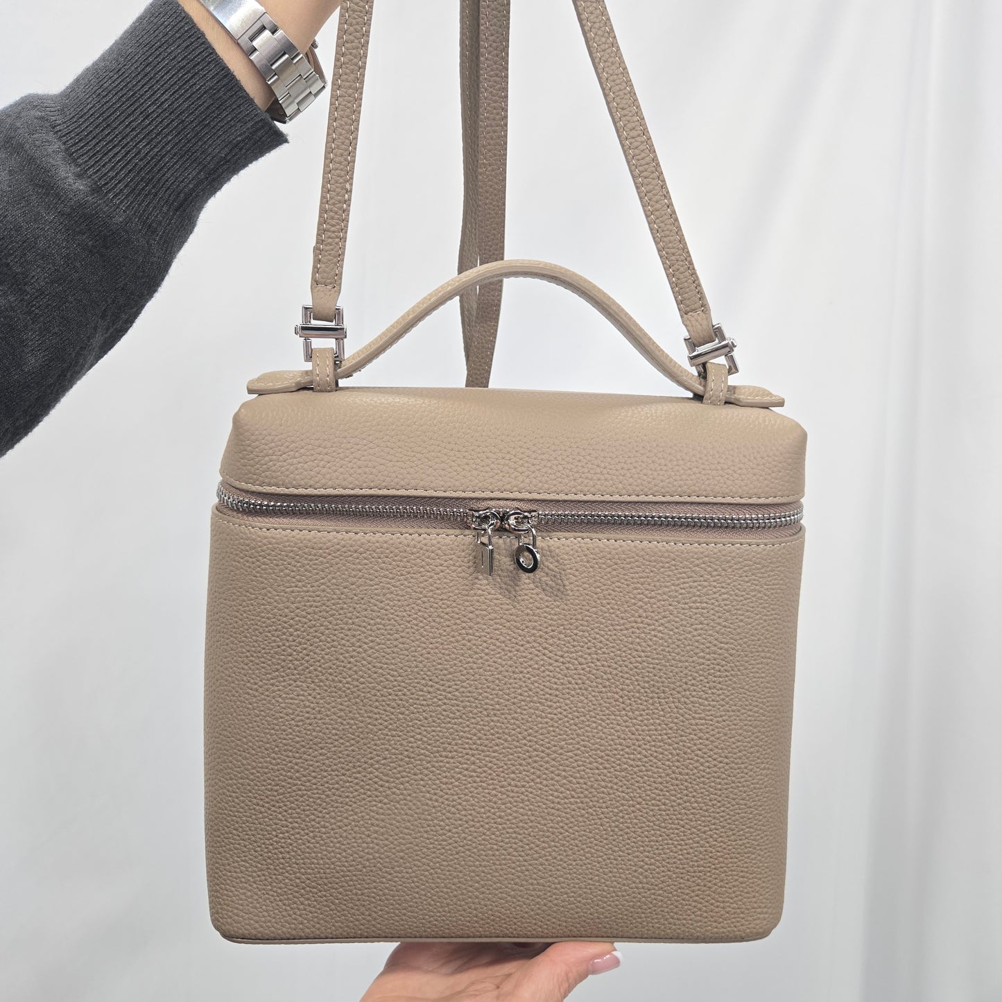 Korea Soft Pebble Leather LP Backpack