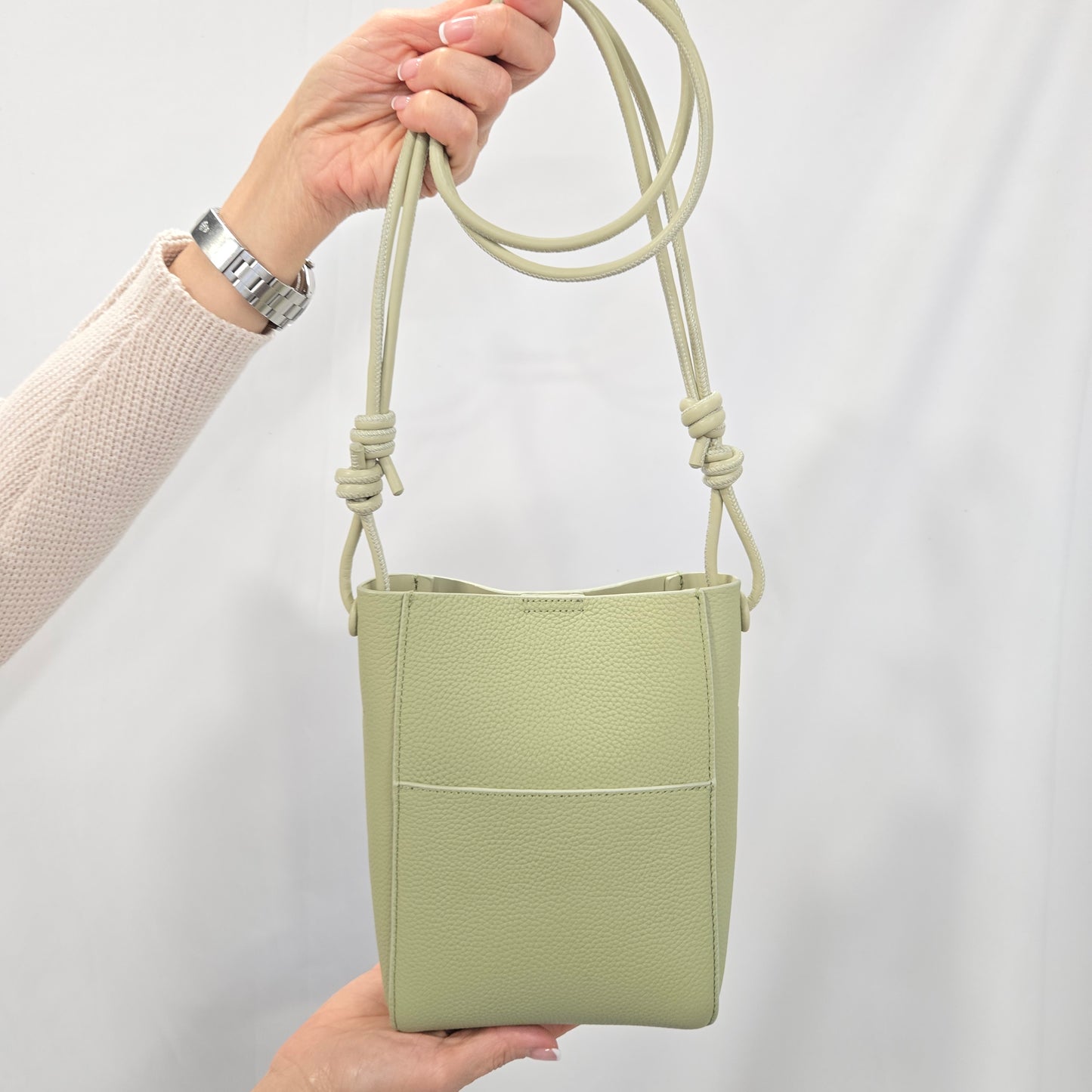 Korea Soft Pebble Leather Phone Bag