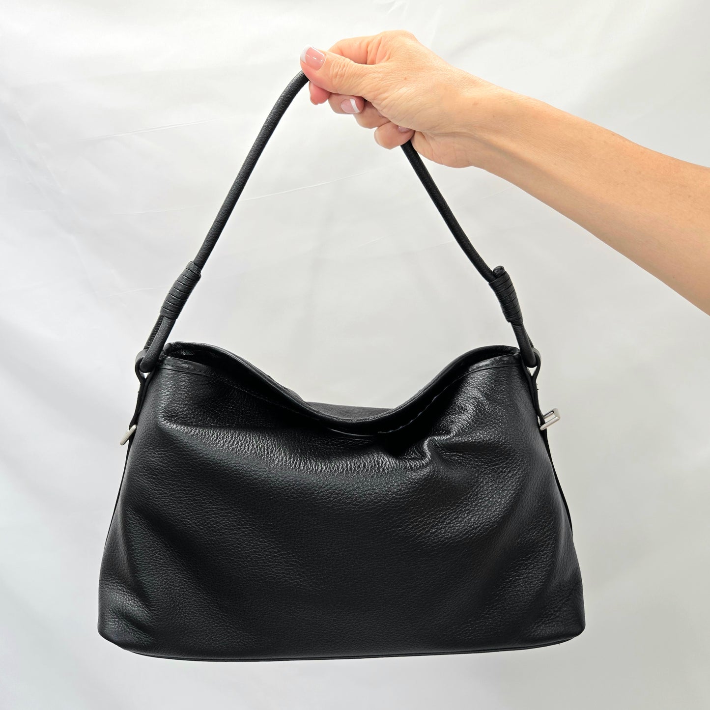 Korea Soft Pebble Leather Hobo (Large)