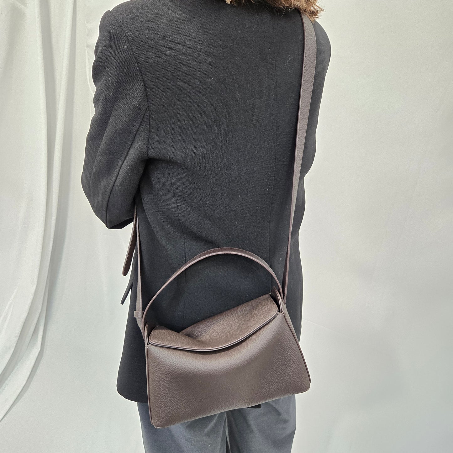 Korea Soft Pebble Leather Shoulder Bag