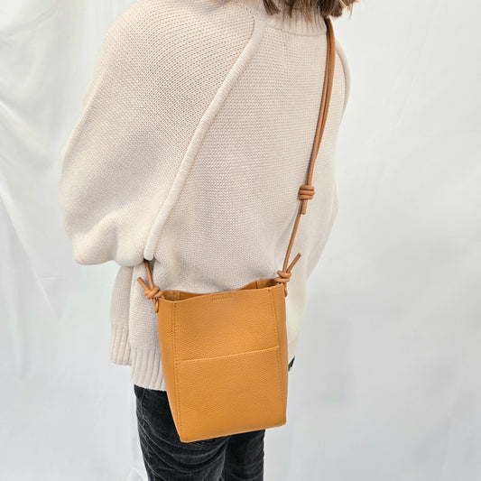 Korea Soft Pebble Leather Phone Bag